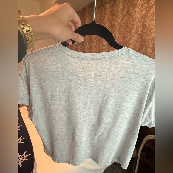 Lululemon Cates Tee Heathered Core Ultra Light Grey - Picture 5 of 9